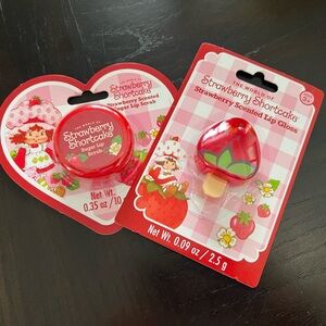 Strawberry Shortcake Lip Scrub and Gloss Set🍓🎀